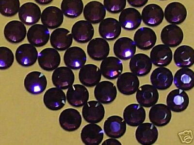 72 pcs. 20ss PURPLE VELVET HOTFIX European Rhinestones